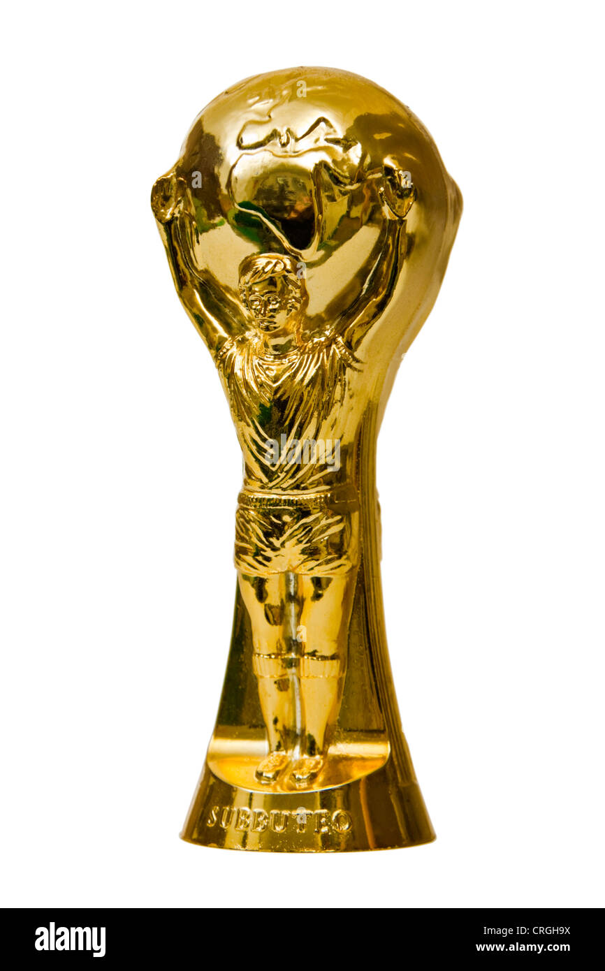 World cup trophy cut out stock images pictures