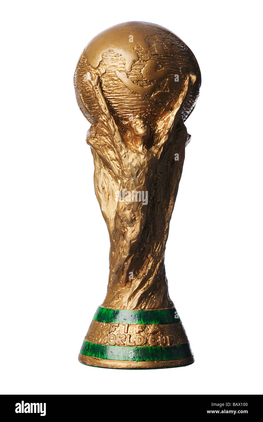 World cup trophy cut out stock images pictures