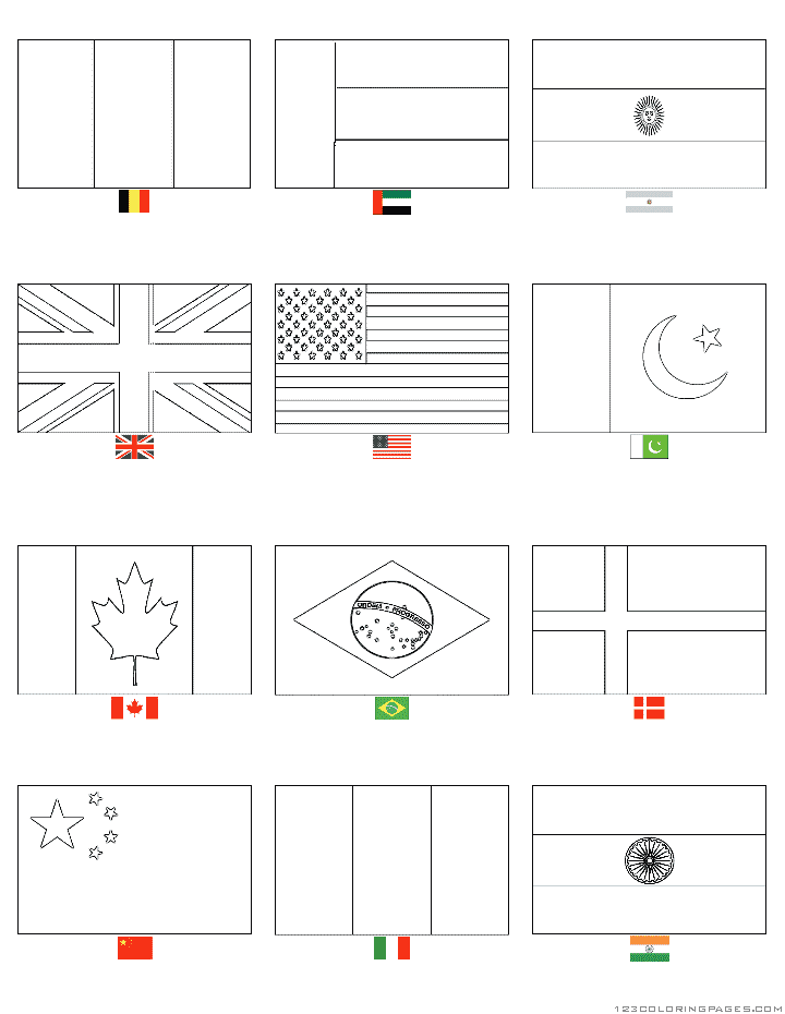 Country flags coloring pages flag coloring pages countries and flags flag printable