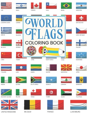 World flags coloring book cool world flags coloring book all the flags of the world in one place for you to have fun and explore great gift for paperback the book