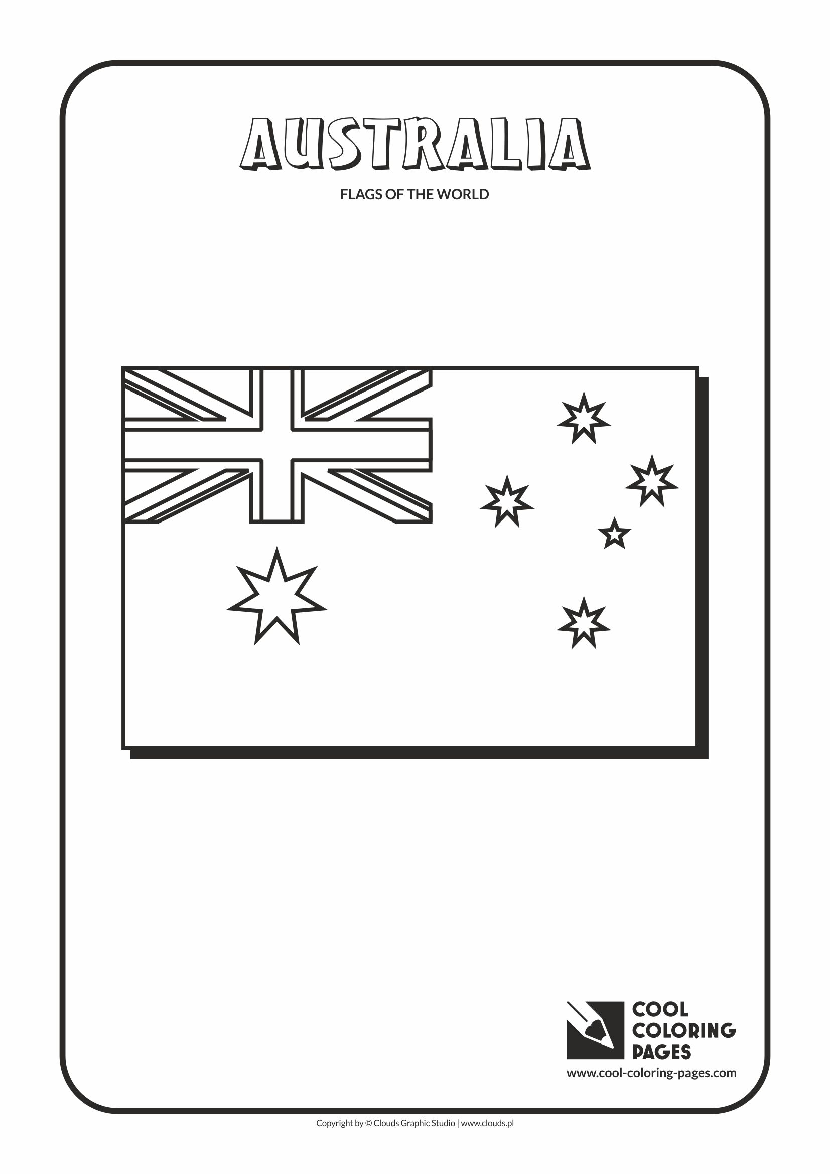 Cool coloring pages flags of the world