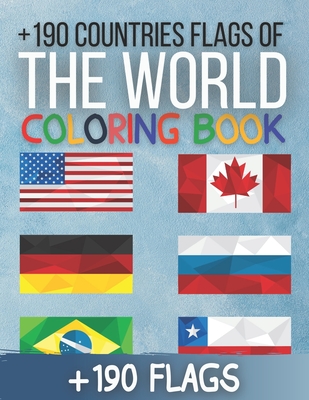 Countries flags of the world coloring book flags coloring book challenge your knowledge of the country flags stress relief and general fun fla paperback the bookmark shoppe
