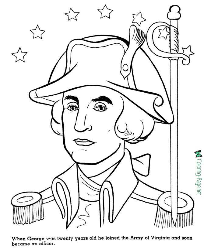 American history for kids coloring pages