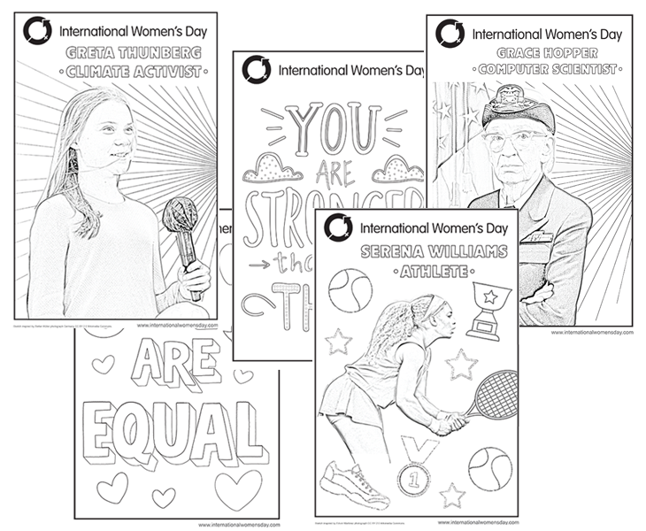 Iwd color your world with inspirational women