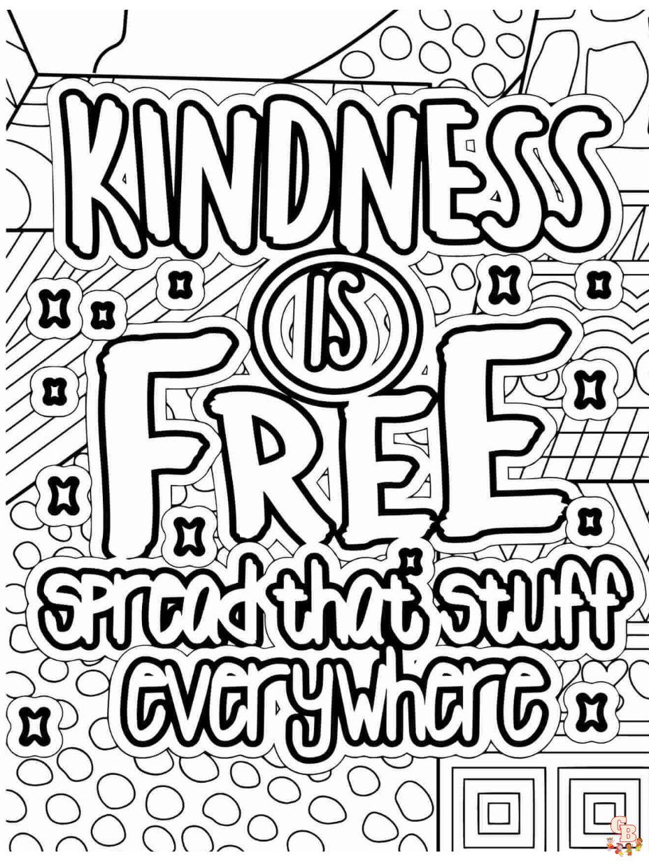 World kindness day coloring pages free and printable