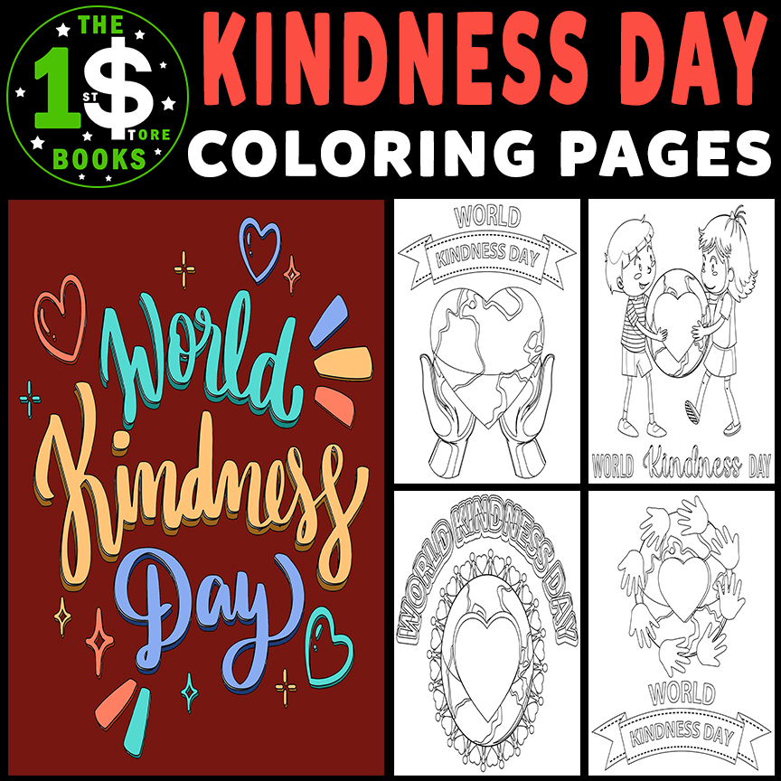 World kindness day coloring pages november holiday coloring sheets made by teachers