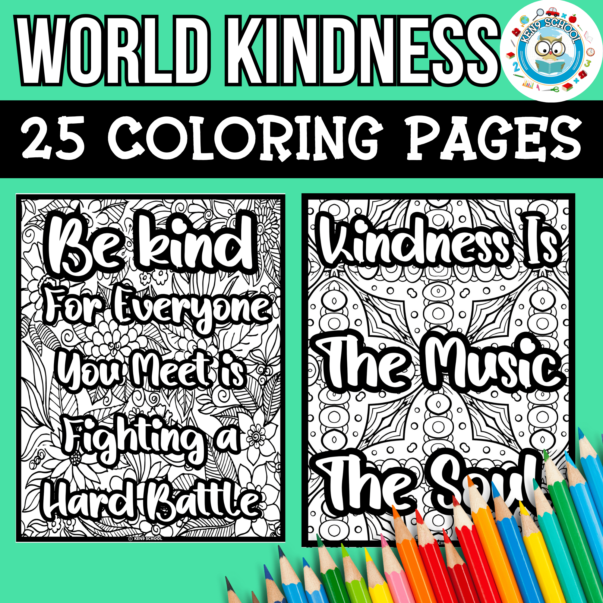 Growth mindset kindness coloring pages world kindness day coloring made by teachers