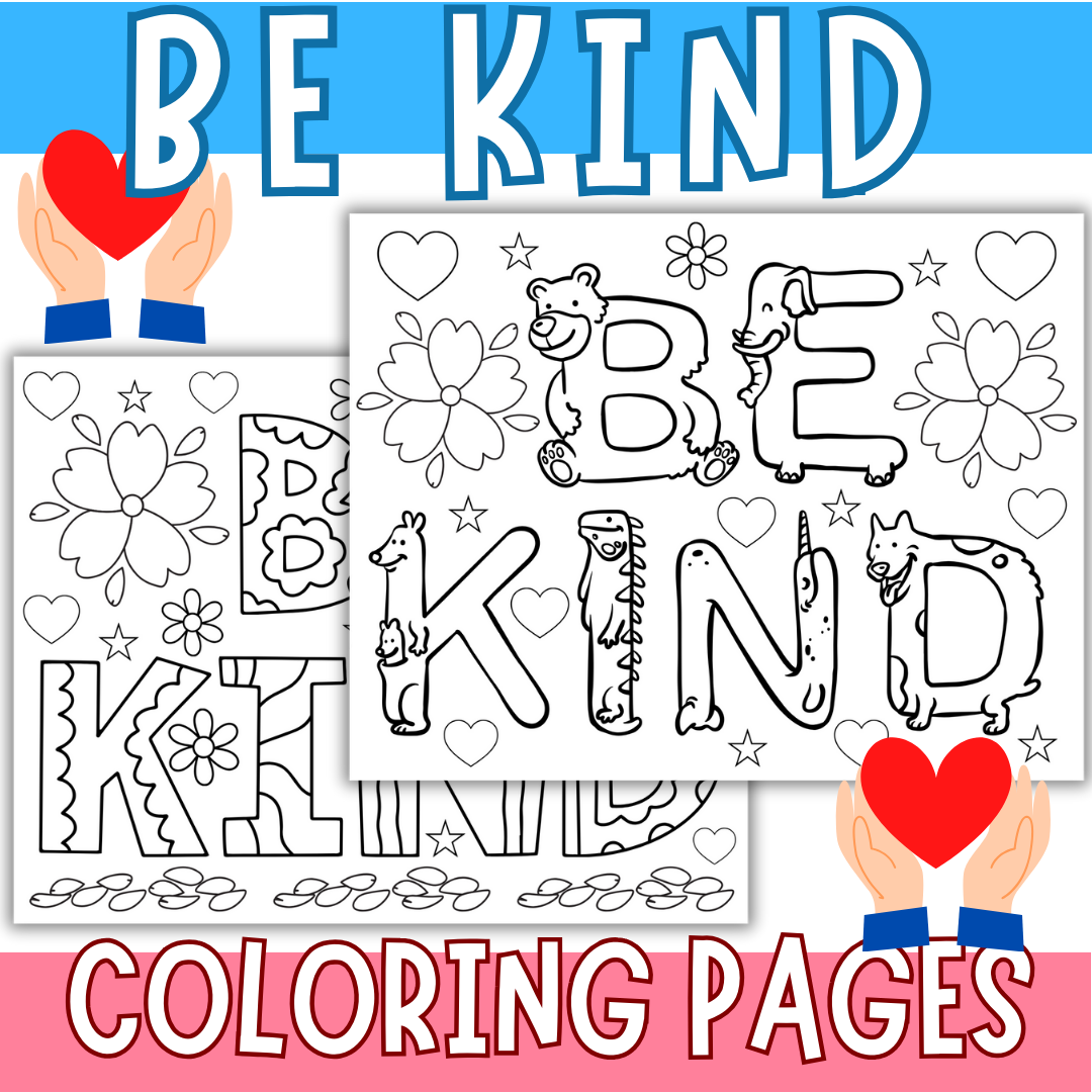 Be kind coloring pages for kindergarten and st grade world kindness day made by teachers