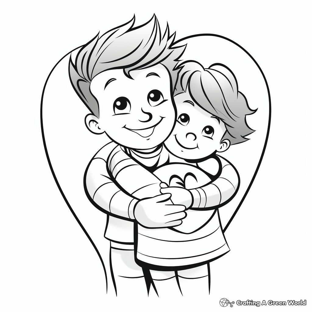 Kindness coloring pages