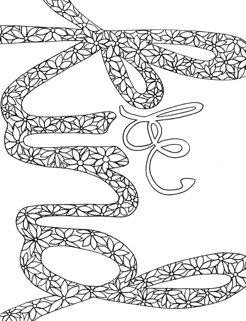 Kindness coloring pages