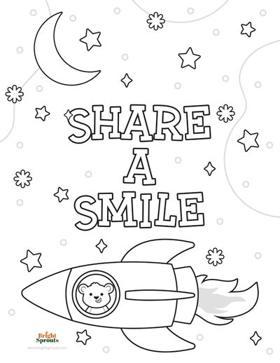 Free printable kindness coloring pages