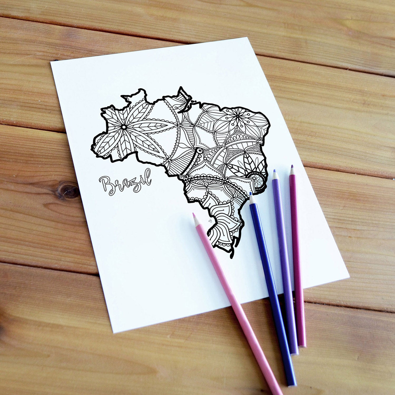 Coloring pages brazil map â ta muchly