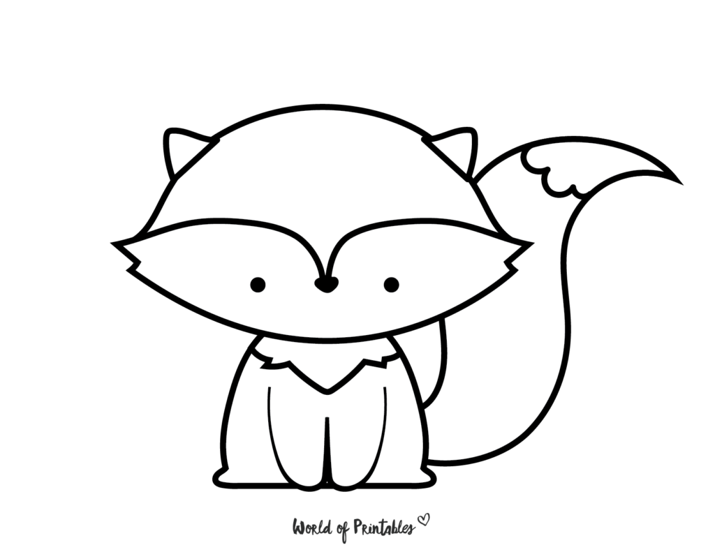 Easy coloring pages for kids