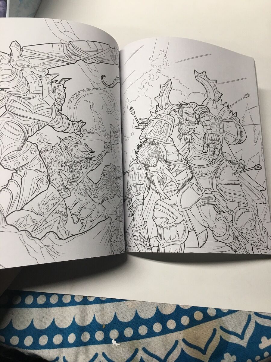 World of warcraft an adult coloring book by blizzard entertainment
