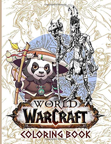 World of warcraft coloring book coloring books for adults tweens