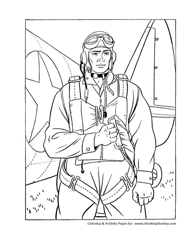 Veterans day coloring pages