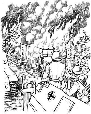 Story of world war ii coloring book dover history coloring book