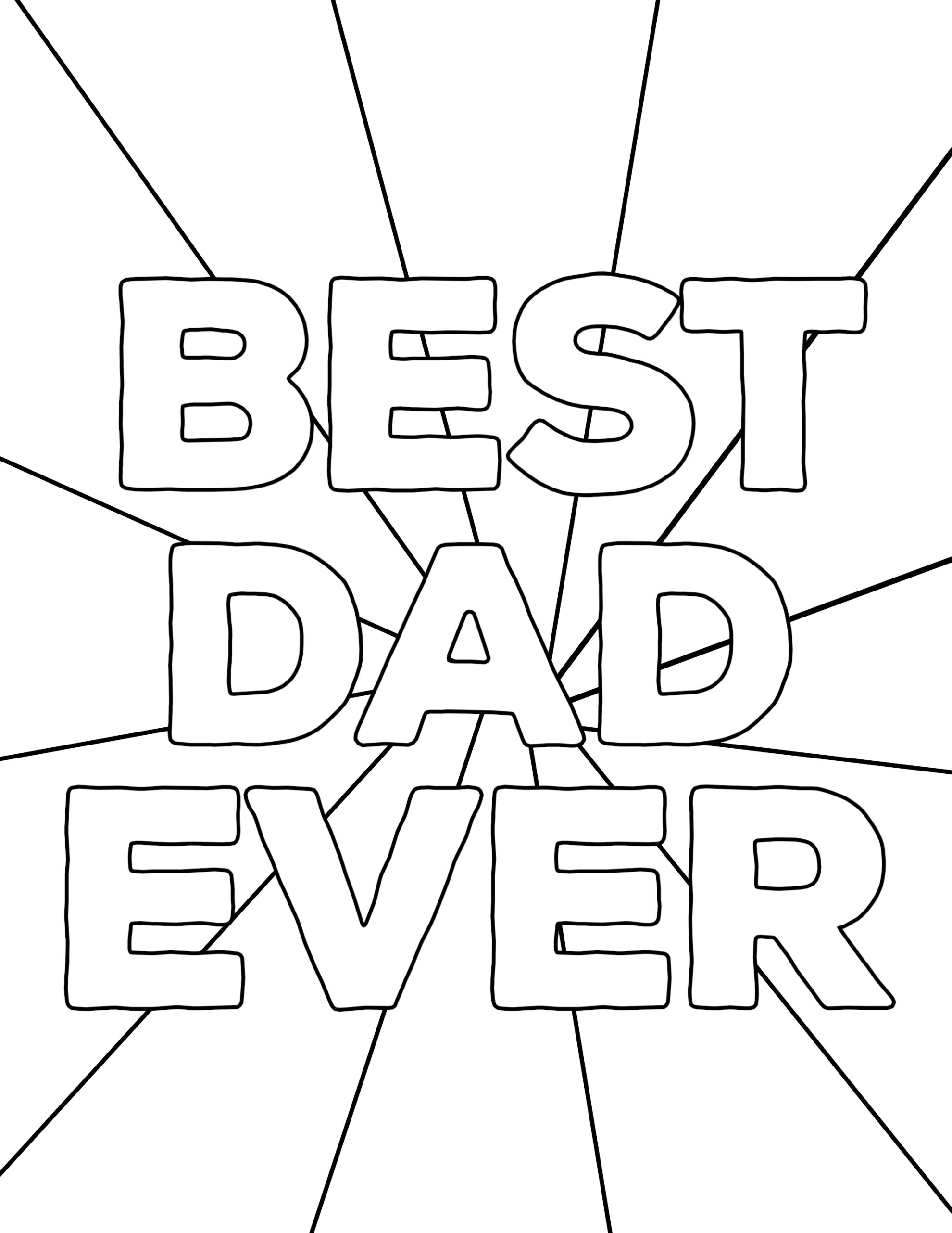 Happy fathers day coloring pages free printables