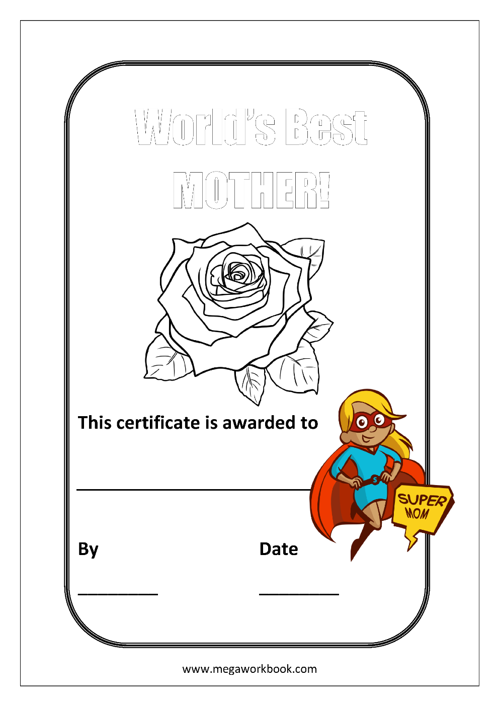 Free printable mothers day coloring pages for kids kindergarten preschool