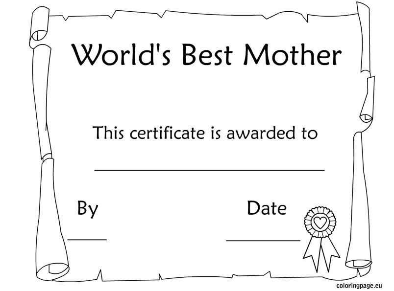 Mothers day awards free printable coloring page mothers day coloring pages free printable coloring pages mothers day