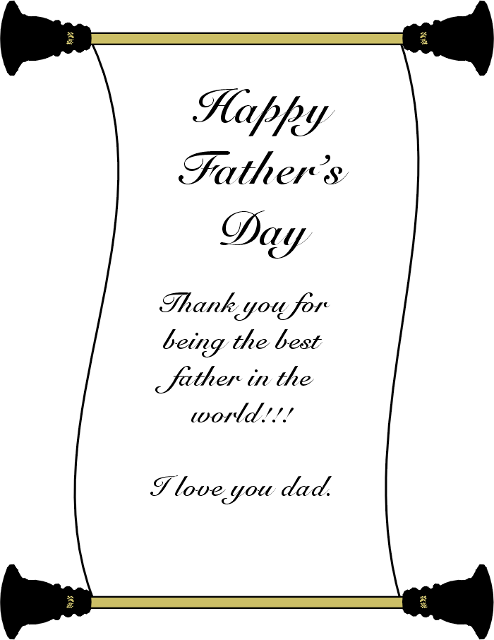 Fathers day certificate best father