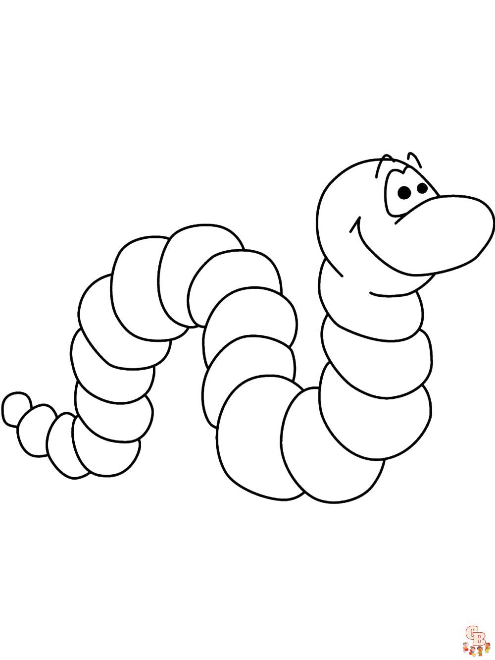 Discover the best worm coloring pages for kids