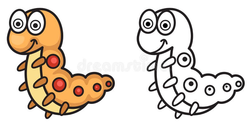 Worm coloring stock illustrations â worm coloring stock illustrations vectors clipart