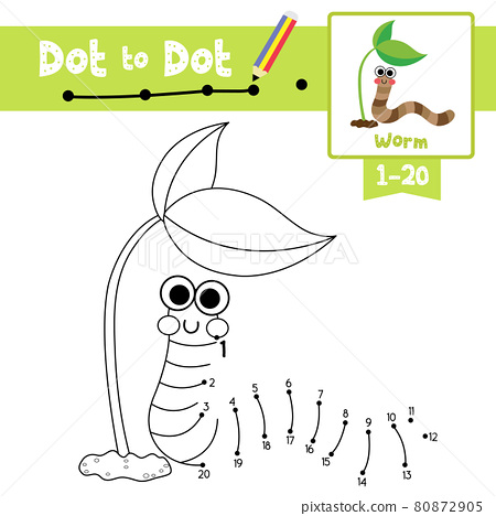 Dot to dot educational game and coloring book