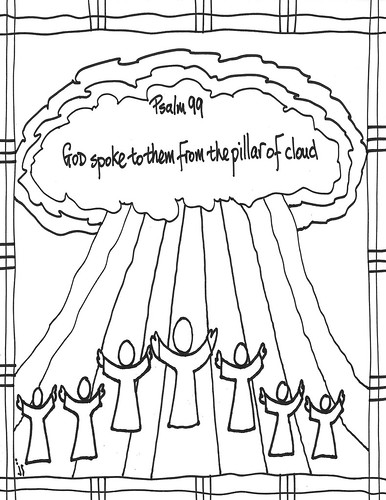 Psalm coloring page â stushie art