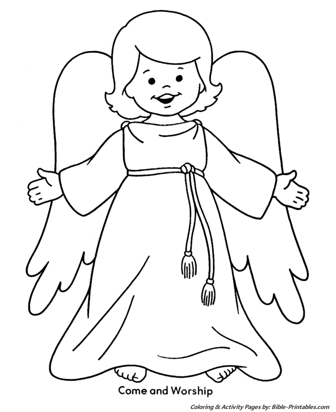 Christmas kids coloring pages