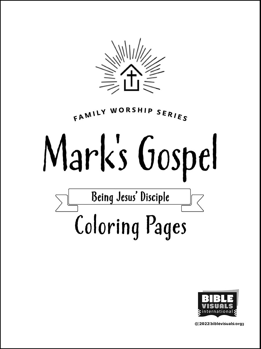 Coloring book for marks gospel being jesus disciple catalog cp