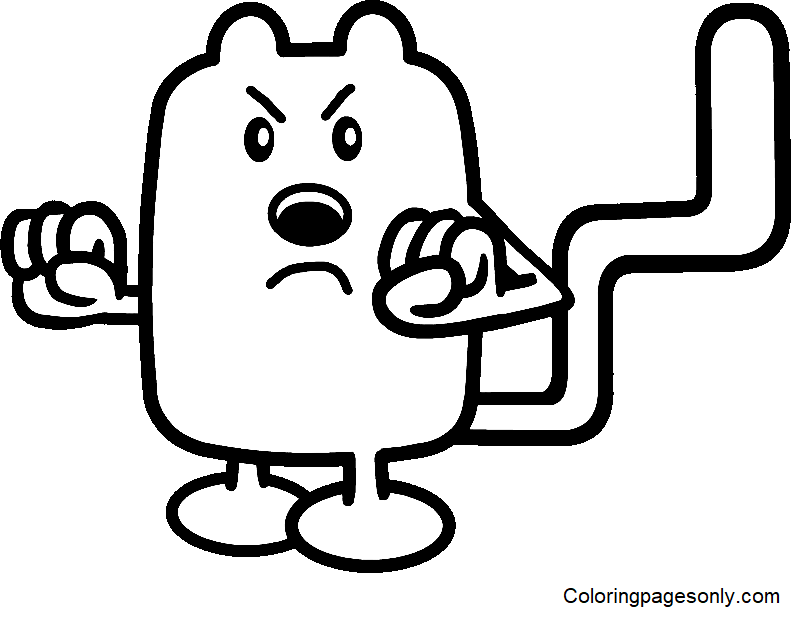 Wow wow wubbzy coloring pages printable for free download