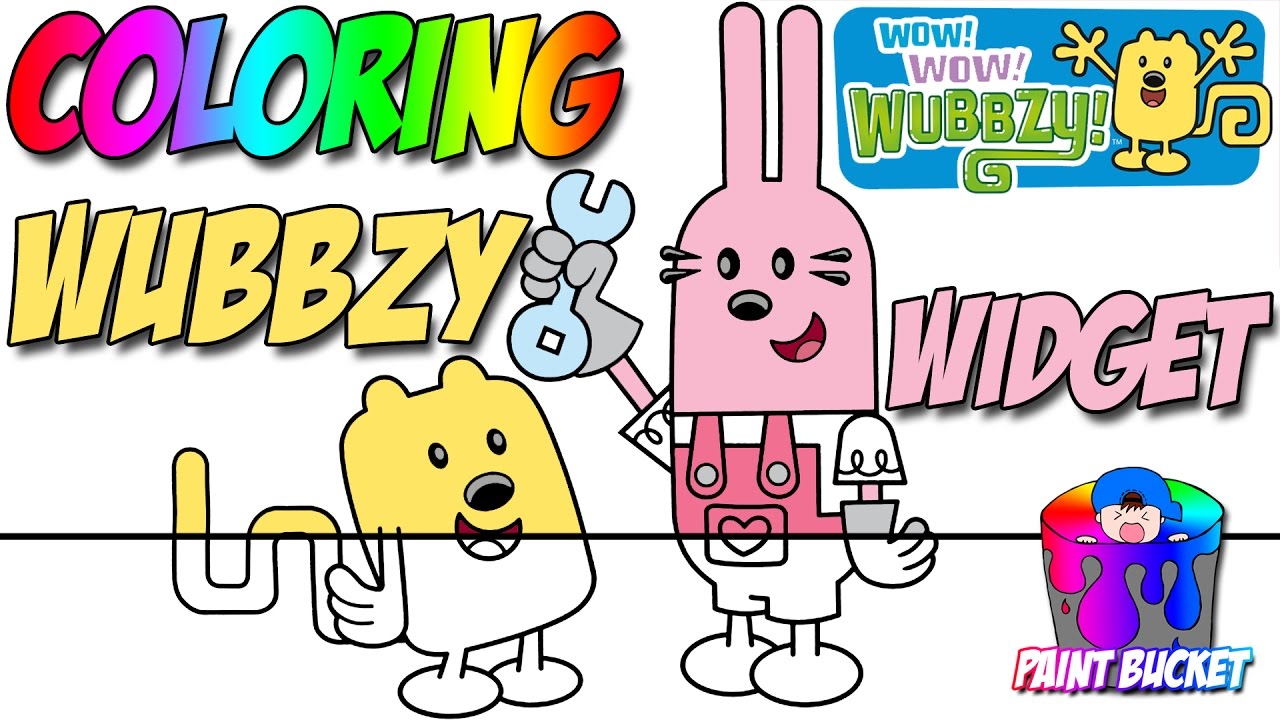 Wow wow wubbzy widget coloring pages