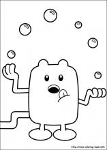 Wow wow wubbzy coloring pages on coloring