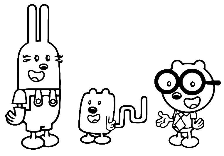 Wow wow wubbzy coloring pages printable for free download