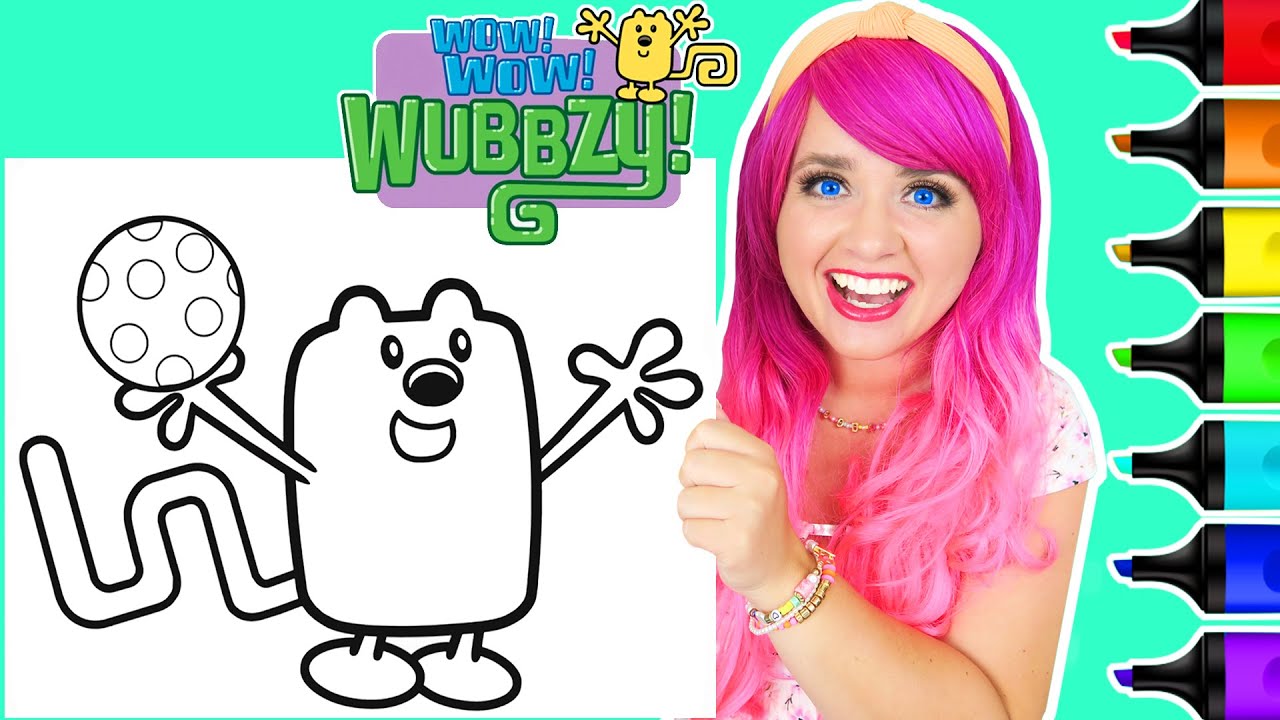 Coloring wow wow wubbzy coloring page ohuhu art arkers