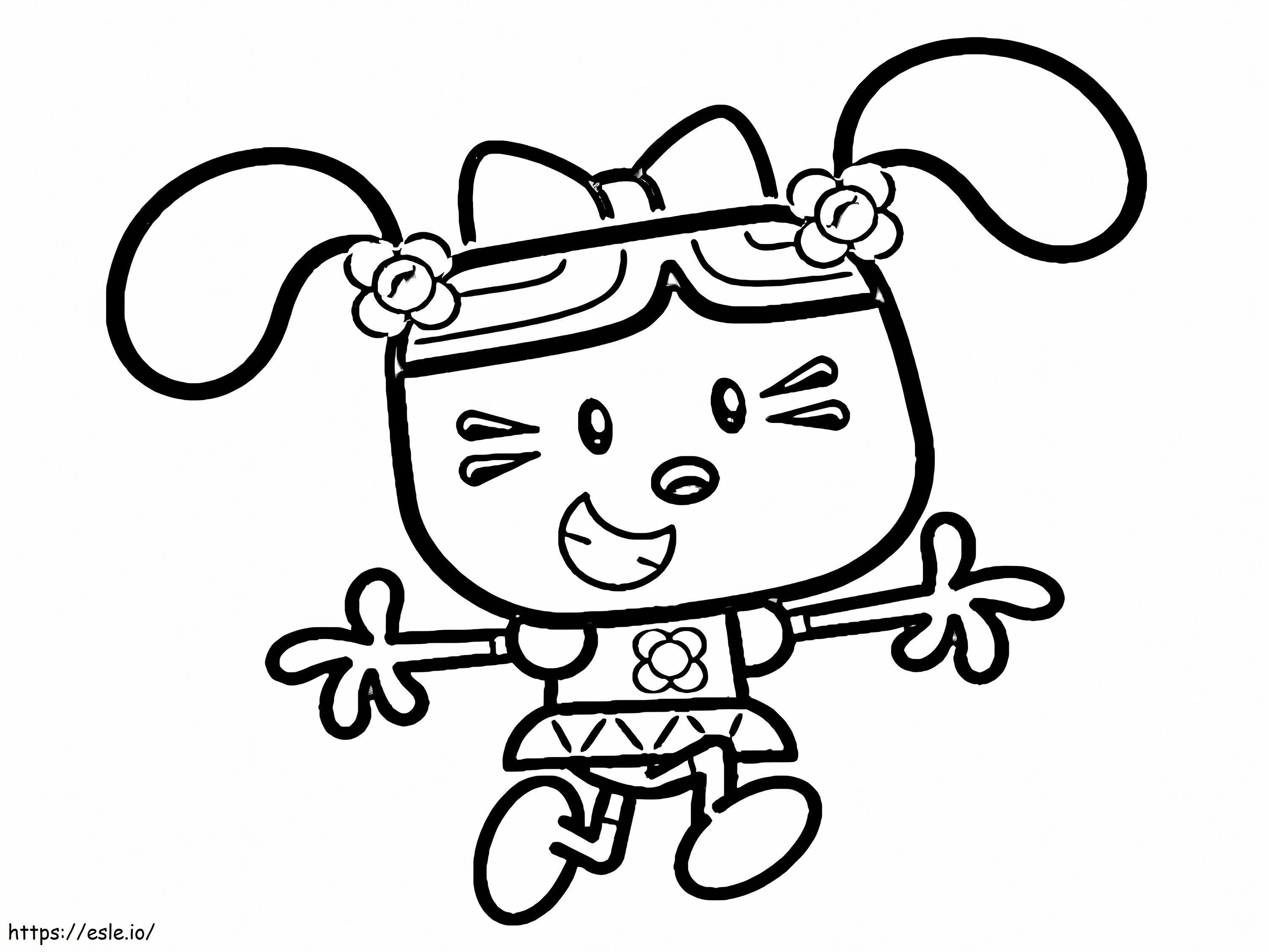 Daizy from wow wow wubbzy coloring page