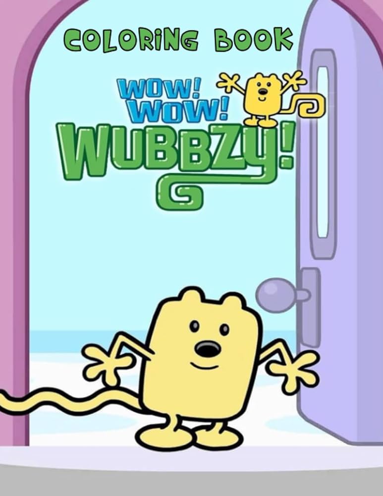 Wow wow wubbzy coloring book great pages with premium quality images interesting coloring books unique illustrations to increase creativity suitable for all ages daniel marc books