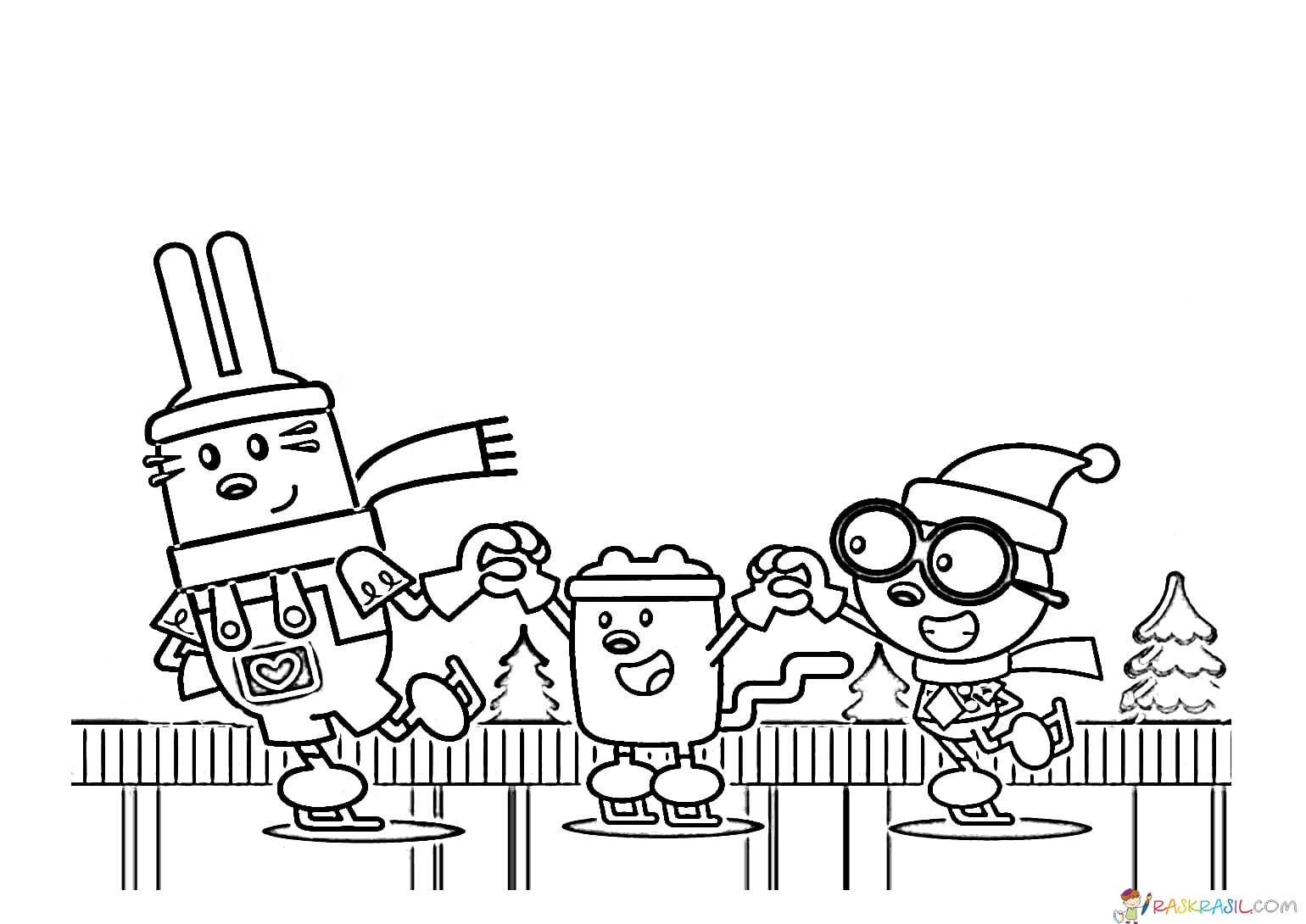 Wow wow wubbzy coloring pages print for free