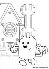 Wow wow wubbzy coloring pages on coloring