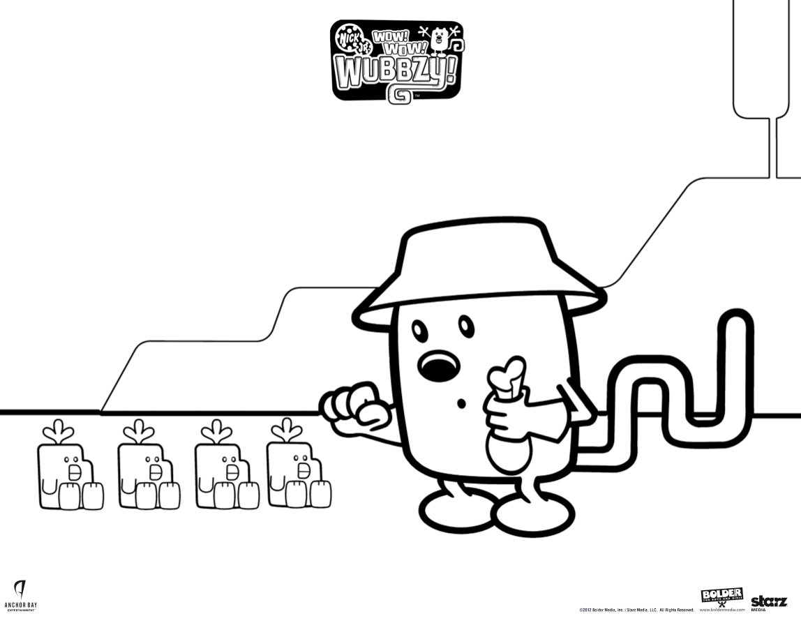 Best of wubbzy coloring sheet