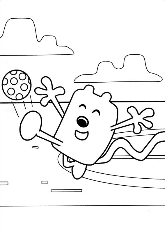 Free printable coloring sheets wow wow wubbzy