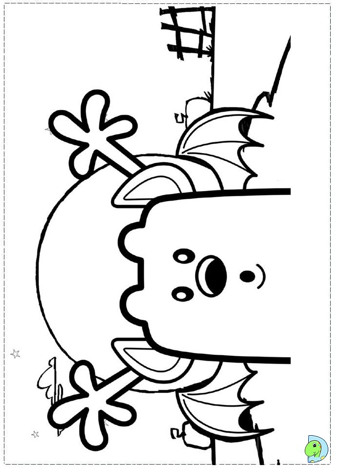 Wow wow wubbzy coloring page