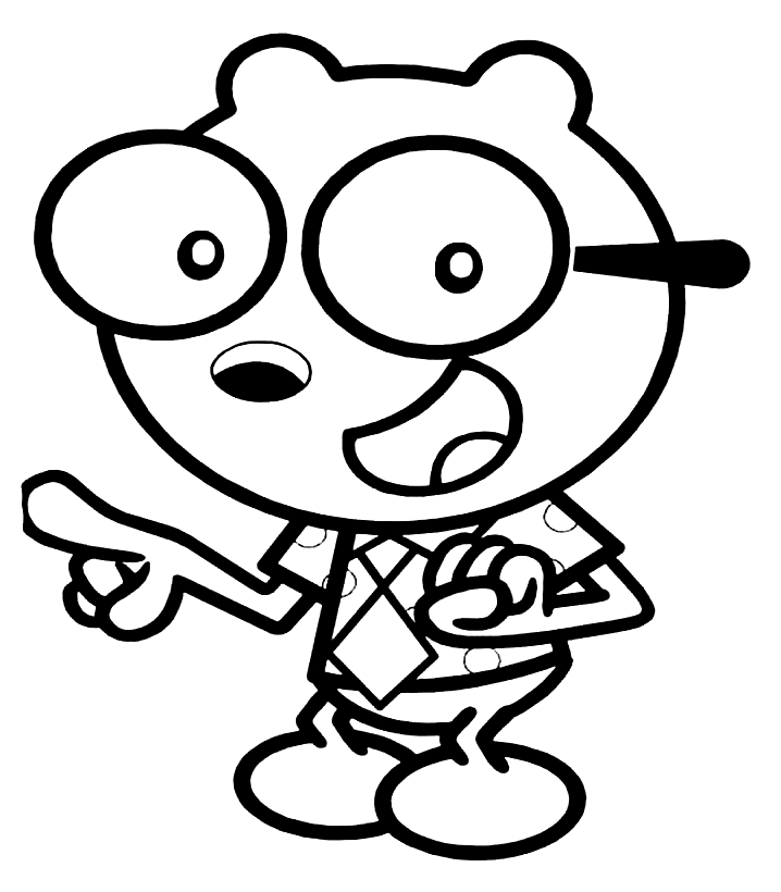 Wow wow wubbzy coloring pages printable for free download