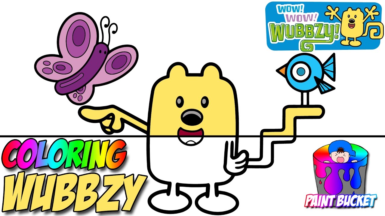 Wow wow wubbzy coloring pages