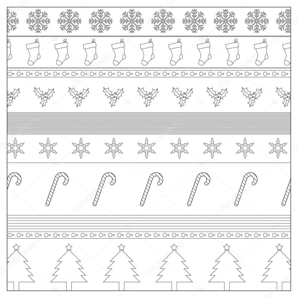 Christmas background wrapping paper coloring page stock photo by smk