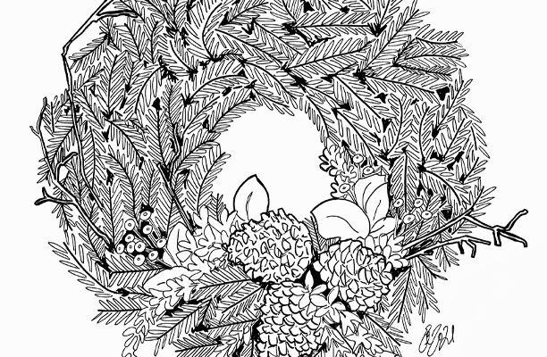 Tag christmas coloring page scyap