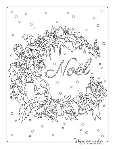 Free printable christmas coloring pages for adults