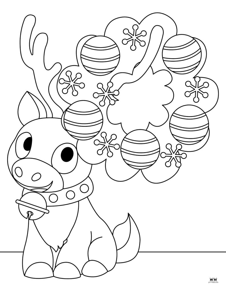 Christmas wreath coloring pages