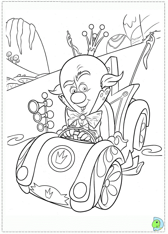 Wreck it ralph coloring page